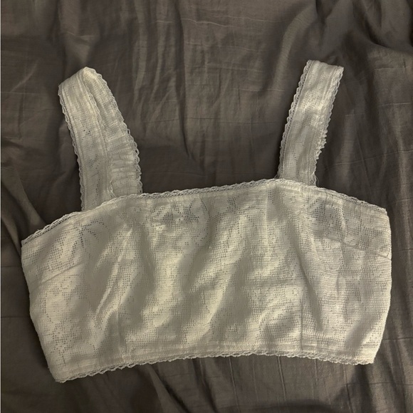 American eagle white lace top - Picture 3 of 5